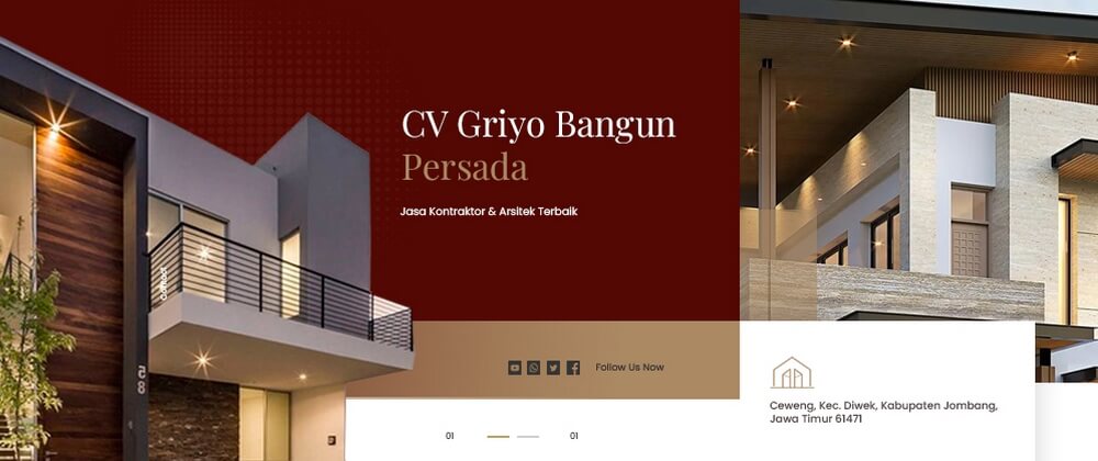 CV Griyo Bangun Persada - subheader mobile